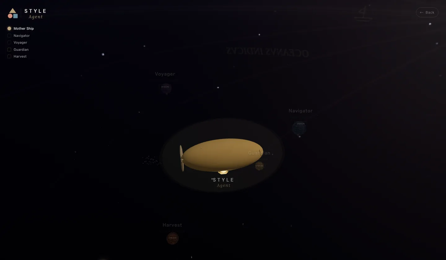 Voyage 4D — ブラウザ上で動く3Dインタラクティブコンテンツ